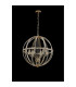Vestal 62cm Large Round Pendant 6 Light E27 French Gold-11