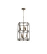 Vestal 38cm Small Round Column Pendant 6 Light E27 Antique Brass-4