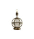 Vestal Round Crystal Table Lamp Without Shade 1 Light E27 Antique Brass-1