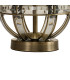 Vestal Round Crystal Table Lamp Without Shade 1 Light E27 Antique Brass-5