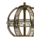 Vestal Round Crystal Table Lamp Without Shade 1 Light E27 Antique Brass-6