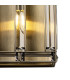 Vestal Rectangular Wall Light 2 Light E14 Antique Brass-6
