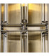 Vestal Rectangular Wall Light 2 Light E14 Antique Brass-8