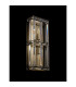 Vestal Rectangular Wall Light 2 Light E14 Antique Brass-12