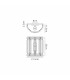 Vestal Wall Light 1 Light E14 Antique Brass-2