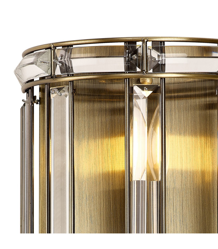 Vestal Wall Light 1 Light E14 Antique Brass-5