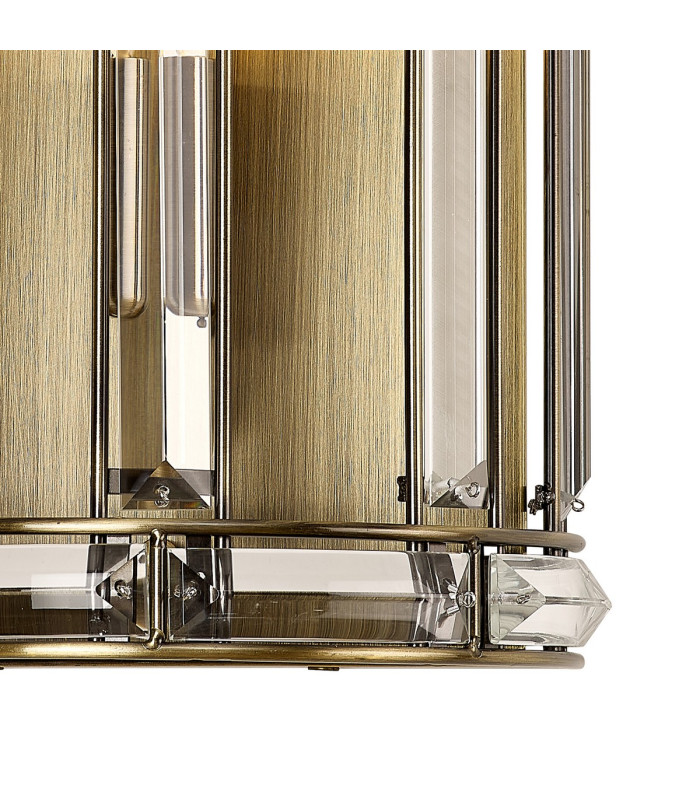Vestal Wall Light 1 Light E14 Antique Brass-6