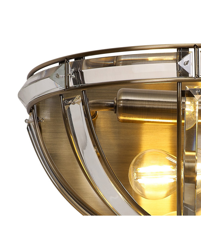 Vestal Wall Light 2 Light E14 Antique Brass-8