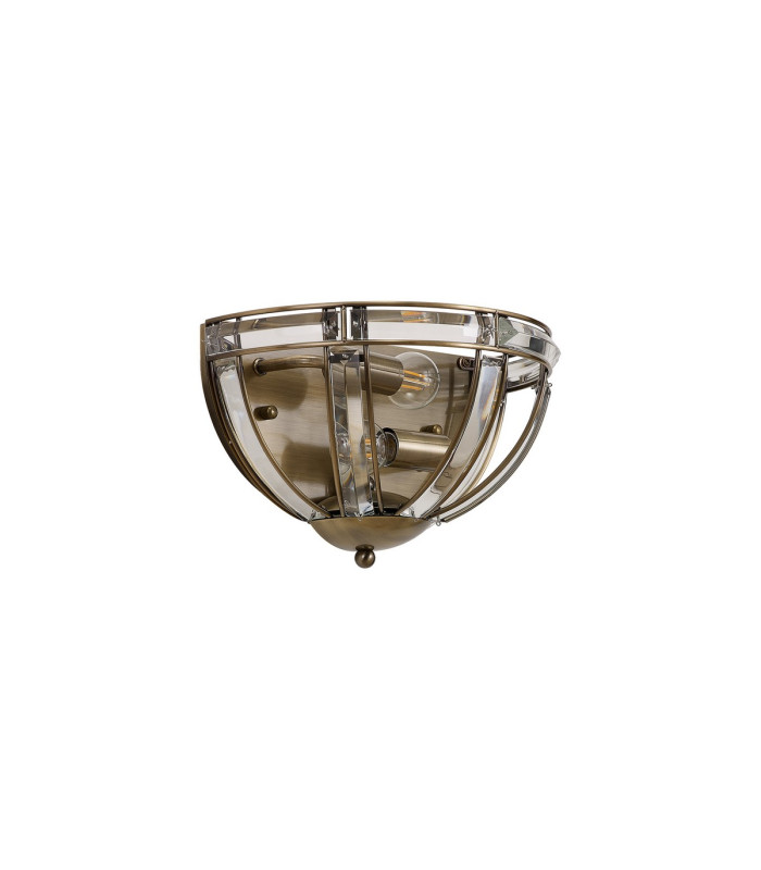 Vestal Wall Light 2 Light E14 Antique Brass-11