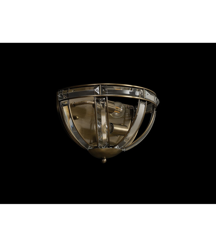 Vestal Wall Light 2 Light E14 Antique Brass-14