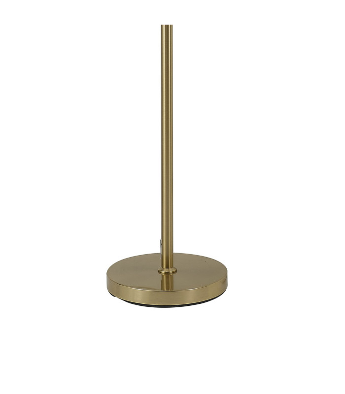 Colonie 2 Light Floor Lamp USB 2.1 mAh Socket 18+7W LED 3000K Touch Dimmer 2500lm Satin Gold -7