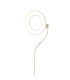 Colonie 2 Light Floor Lamp USB 2.1 mAh Socket 18+7W LED 3000K Touch Dimmer 2500lm Satin Gold -9