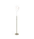 Colonie 2 Light Floor Lamp USB 2.1 mAh Socket 18+7W LED 3000K Touch Dimmer 2500lm Satin Nickel -1
