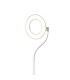 Colonie 2 Light Floor Lamp USB 2.1 mAh Socket 18+7W LED 3000K Touch Dimmer 2500lm Satin Nickel -8