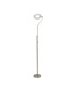 Colonie 2 Light Floor Lamp USB 2.1 mAh Socket 18+7W LED 3000K Touch Dimmer 2500lm Satin Nickel -9