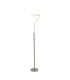 Colonie 2 Light Floor Lamp USB 2.1 mAh Socket 18+7W LED 3000K Touch Dimmer 2500lm Satin Nickel -10