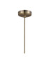 Glensfall 12.5cm Single Pendant 1 Light E14 IP44 Antique Brass/Clear-4