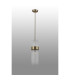 Glensfall 12.5cm Single Pendant 1 Light E14 IP44 Antique Brass/Clear-6