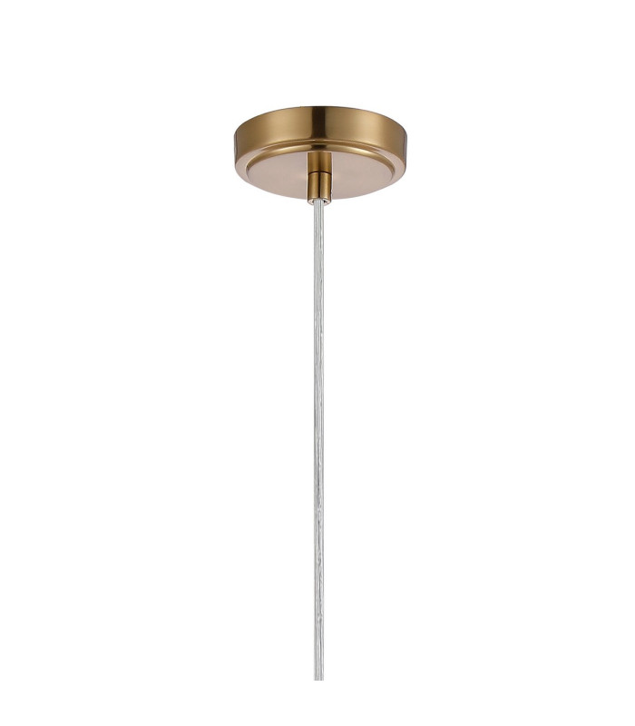 Glensfall 12.5cm Single Pendant 1 Light E14 IP44 Gold/Clear-5