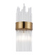 Glensfall 12.5cm Single Pendant 1 Light E14 IP44 Gold/Clear-6