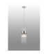 Glensfall 12.5cm Single Pendant 1 Light E14 IP44 Polished Nickel/Clear-3