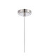 Glensfall 12.5cm Single Pendant 1 Light E14 IP44 Polished Nickel/Clear-5