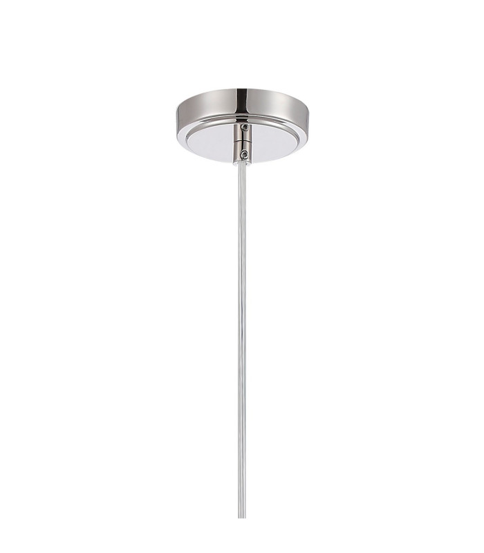 Glensfall 12.5cm Single Pendant 1 Light E14 IP44 Polished Nickel/Clear-5