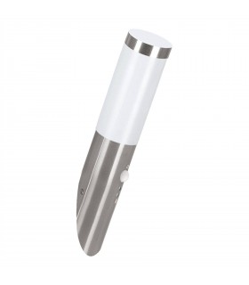 1 Light Outdoor Wall Light with PIR Motion Sensor Stainless Steel IP44, E27 - 1