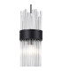 Glensfall 12.5cm Single Pendant 1 Light E14 IP44 Satin Black/Clear-6