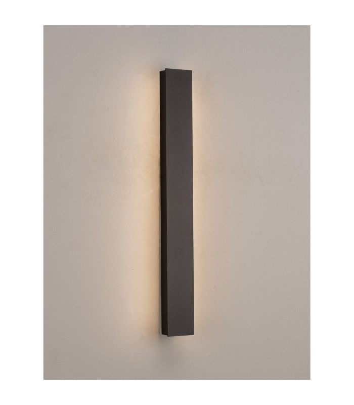 Southampton 50cm Wall Lamp 10W LED 3000K 200lm IP65 Black -3