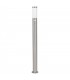 1 Light Outdoor Tall Bollard Light with PIR Motion Sensor Stainless Steel IP44, E27 - 1