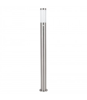 1 Light Outdoor Tall Bollard Light with PIR Motion Sensor Stainless Steel IP44, E27 - 1