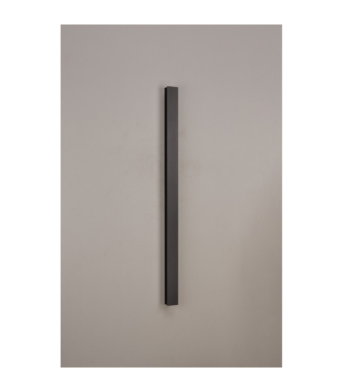 Southampton 1m Wall Lamp 20W LED 3000K 400lm IP65 Black -10