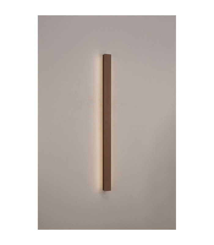 Southampton 1m Wall Lamp 20W LED 3000K 400lm IP65 Dark Brown -3