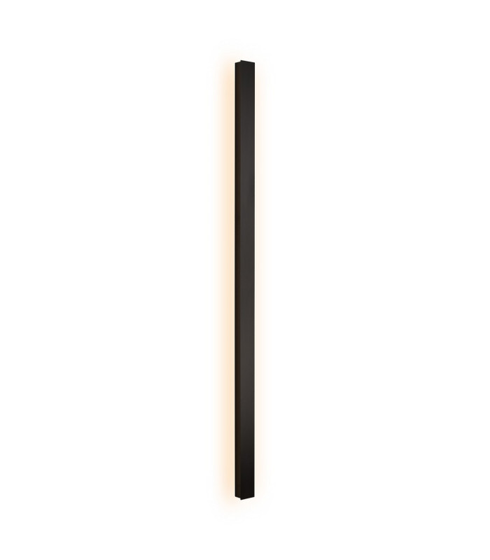 Southampton 1.4m Wall Lamp 28W LED 3000K 600lm IP65 Black -1