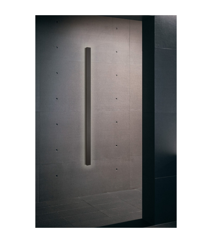 Southampton 1.4m Wall Lamp 28W LED 3000K 600lm IP65 Dark Grey -4