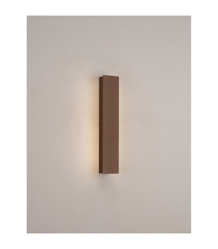Southampton 30cm Wall Lamp 6W LED 3000K 100lm IP65 Dark Brown -3