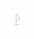 Southampton 30cm Wall Lamp 6W LED 3000K 100lm IP65 Dark Grey -2