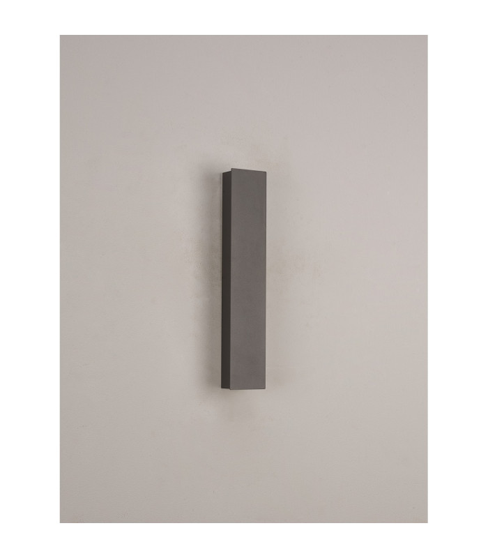 Southampton 30cm Wall Lamp 6W LED 3000K 100lm IP65 Dark Grey -10