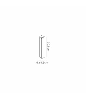 Southampton 30cm Wall Lamp 6W LED 3000K 100lm IP65 White -2