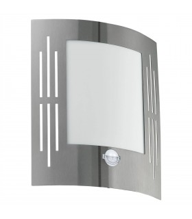 1 Light Outdoor Wall Light with PIR Motion Sensor Stainless Steel, E27 - 1
