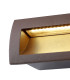 Ridgewood Recessed Rectangular Wall Lamp 1 x 3W LED 3000K 100lm IP65 Dark Brown -6