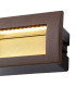 Ridgewood Recessed Rectangular Wall Lamp 1 x 3W LED 3000K 100lm IP65 Dark Brown -7