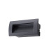 Ridgewood Recessed Rectangular Wall Lamp 1 x 3W LED 3000K 100lm IP65 Dark Grey -5