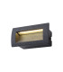 Ridgewood Recessed Rectangular Wall Lamp 1 x 3W LED 3000K 100lm IP65 Dark Grey -6