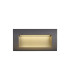 Ridgewood Recessed Rectangular Wall Lamp 1 x 3W LED 3000K 100lm IP65 Dark Grey -11