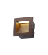Ridgewood Recessed Square Wall Lamp 1 x 3W LED 3000K