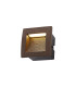 Ridgewood Recessed Square Wall Lamp 1 x 3W LED 3000K