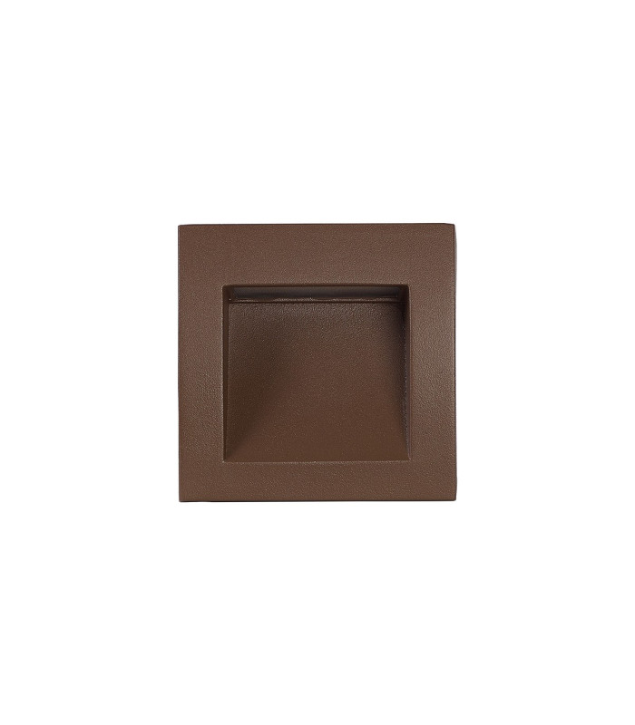Ridgewood Recessed Square Wall Lamp 1 x 3W LED 3000K
