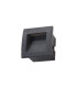 Ridgewood Recessed Square Wall Lamp 1 x 3W LED 3000K 100lm IP65 Dark Grey -9